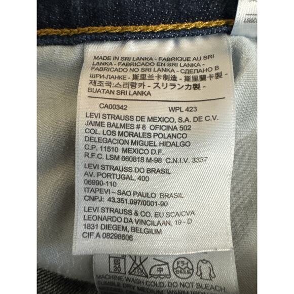 Levi's 505 Straight Leg Jeans16M 33x32 Envelope Button Pockets - Picture 6 of 9